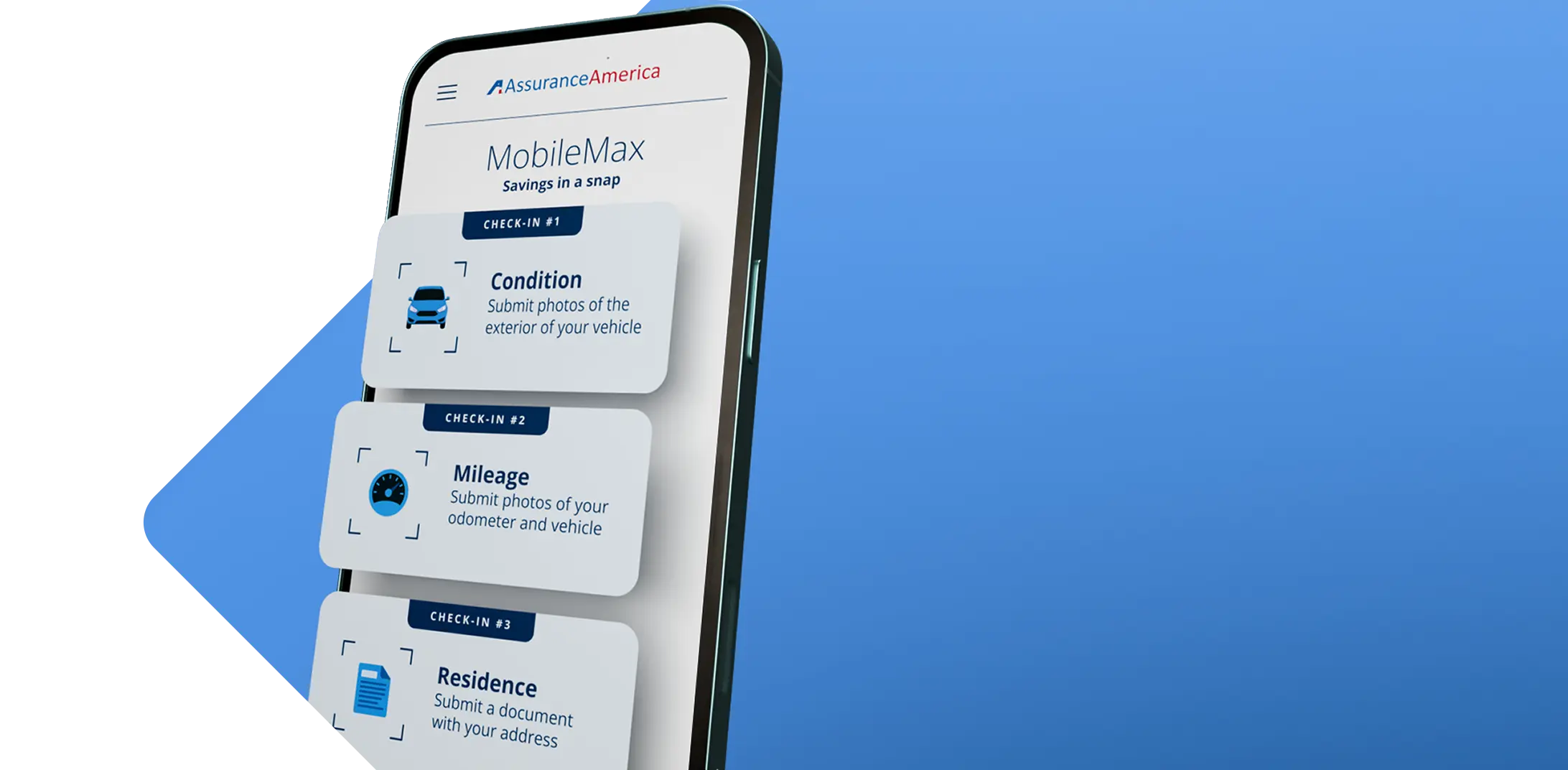 App displayed on phone