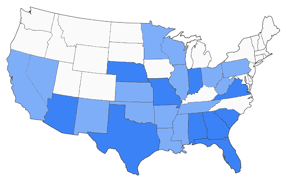 states map